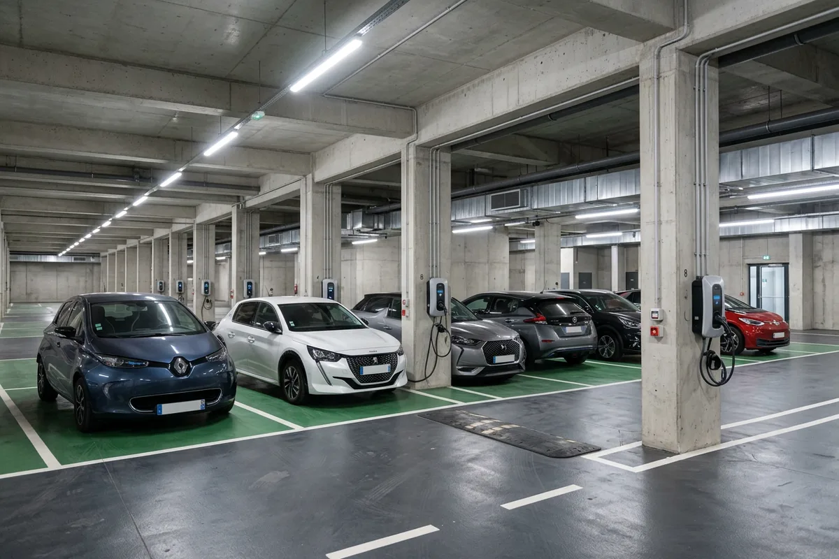 Pose de bornes de recharge pour véhicules électriques en copropriété à Marcigny